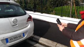 CDVIA teste une nouvelle application smartphone Enquêtes de stationnement